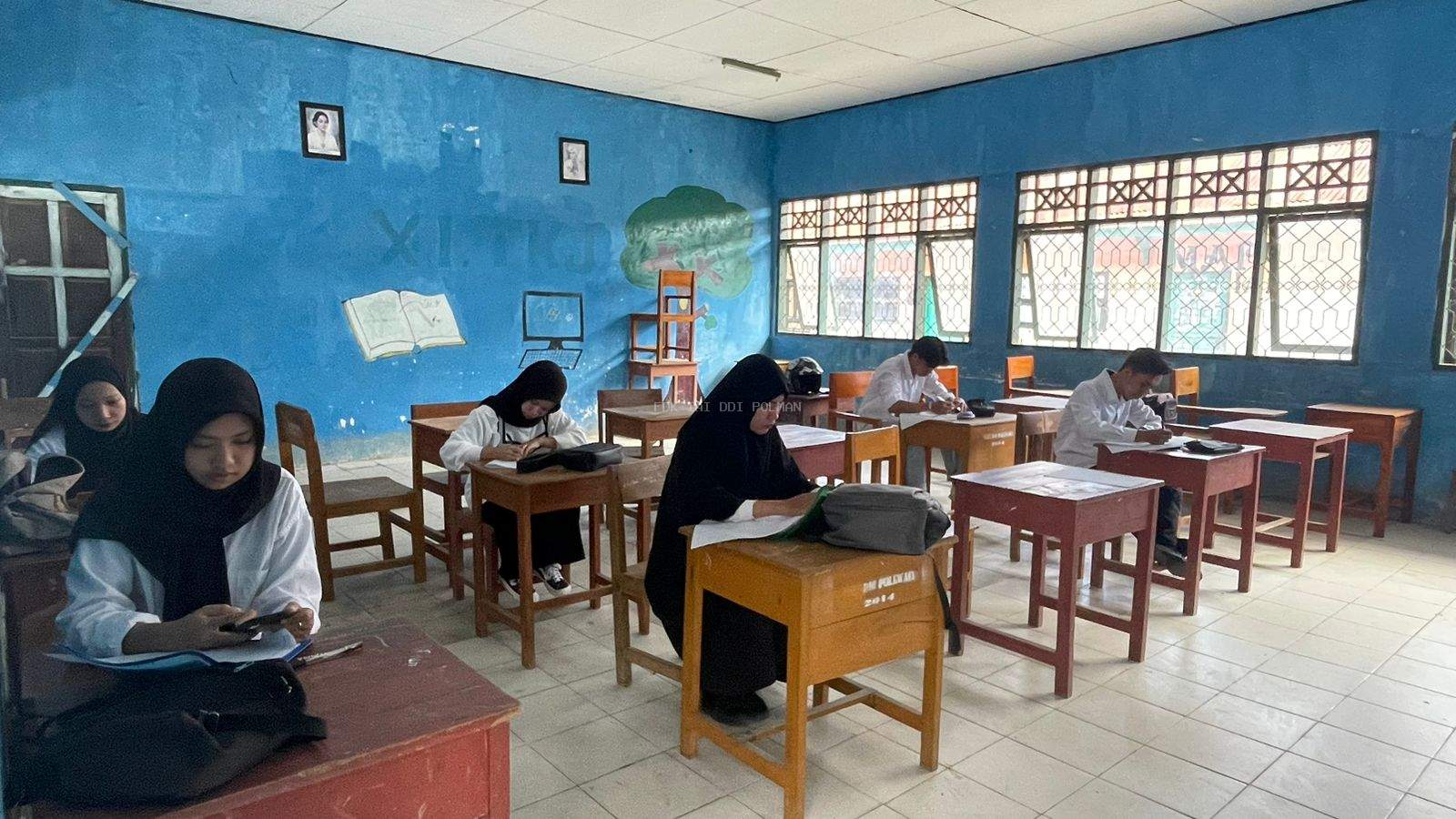 Pelaksaan Ujian Akhir Semester Mahasiswa KPI Fakultas Dakwah dan Komunikasi IAI DDI Polewali Mandar Tahun Ajaran 2024